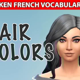 French Vocabulary Hair Styles And Textures Video
