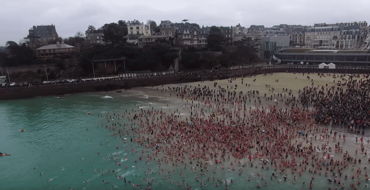 last bath of the year in brittany