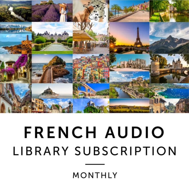 French Audio Article Library Subscription