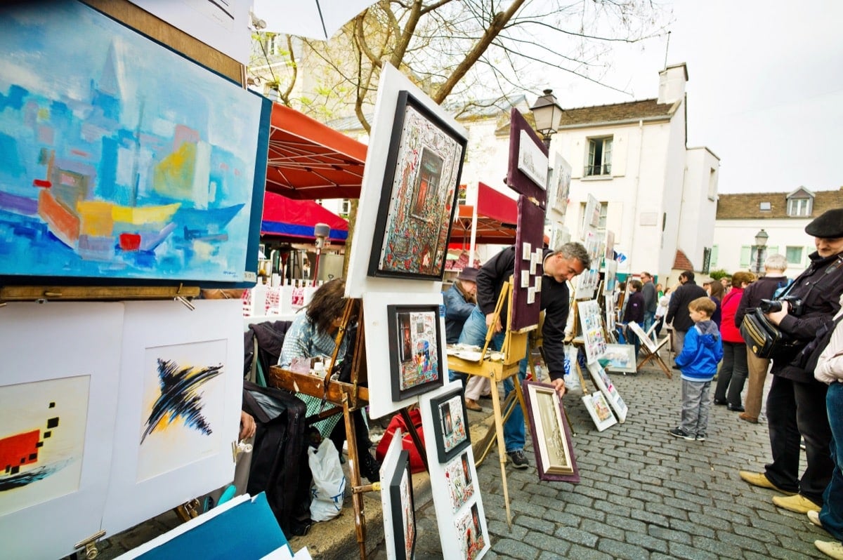 La Place du Tertre à Montmartre